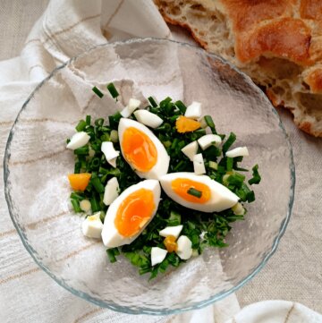 yumurta piyazı yeşillik salata